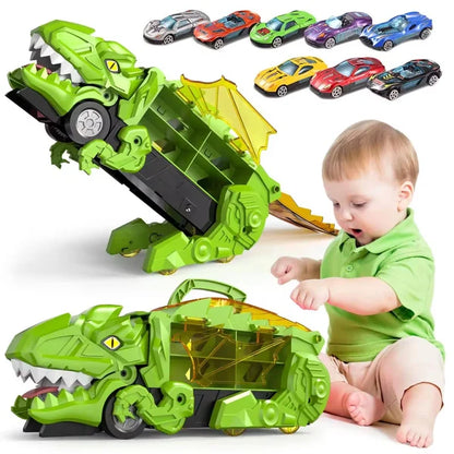 🚗 Transport Dinosaur Truck with Foldable Sliding